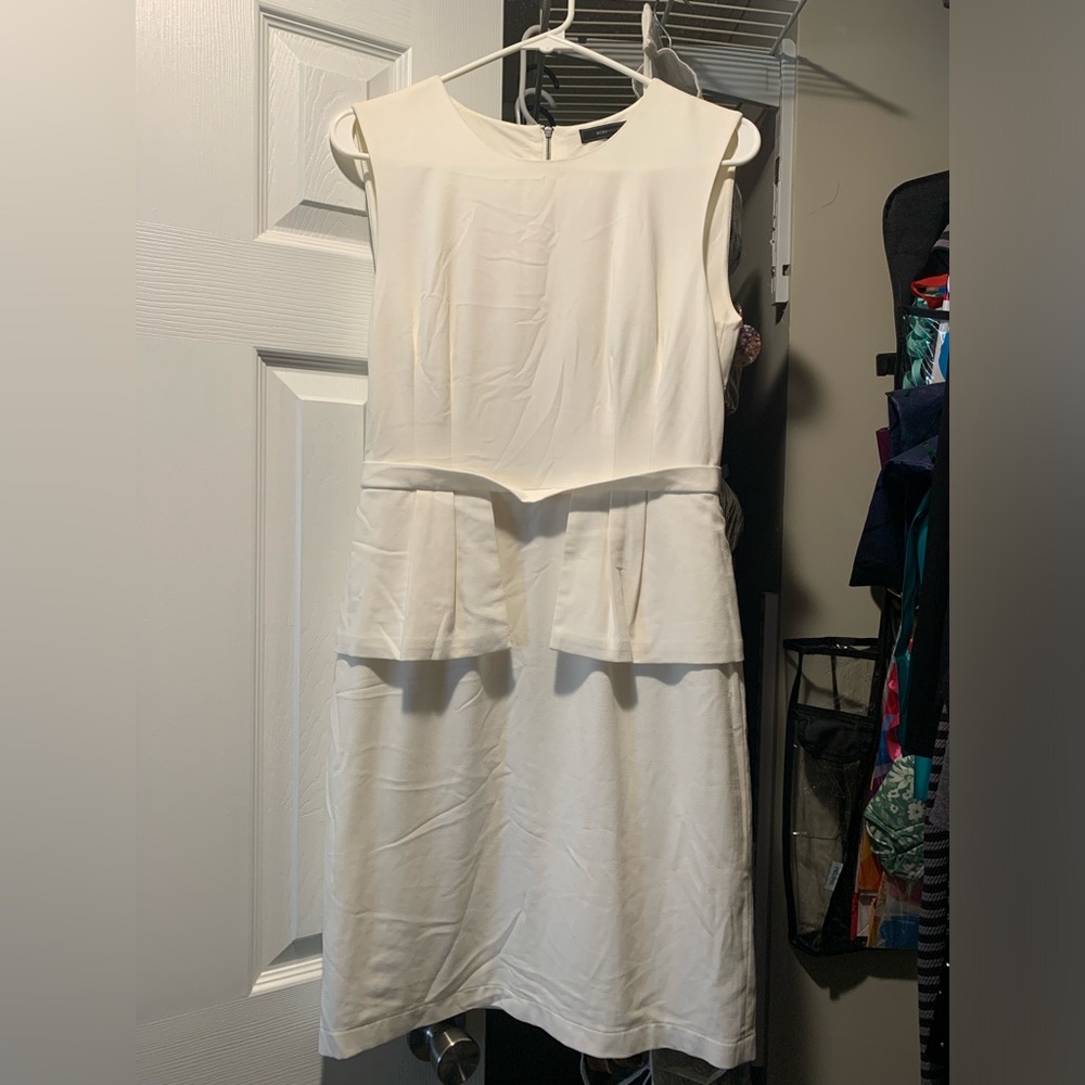 Classy white tank dress